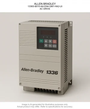 ALLEN BRADLEY; 1336S-B010-AA-EN4-GM1-HA2-L6; AC DRIVE