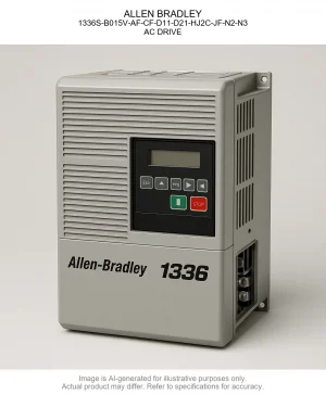 ALLEN BRADLEY; 1336S-B015V-AF-CF-D11-D21-HJ2C-JF-N2-N3; AC DRIVE