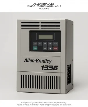 ALLEN BRADLEY; 1336S-B125-AN-EN3-GM1-HA2-L6; AC DRIVE