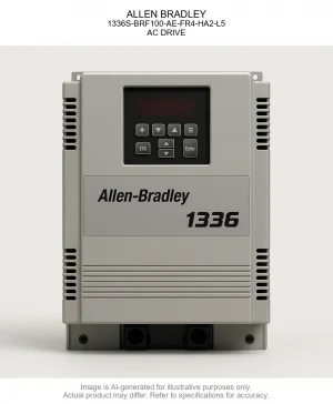 ALLEN BRADLEY; 1336S-BRF100-AE-FR4-HA2-L5; AC DRIVE