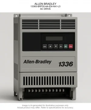 ALLEN BRADLEY; 1336S-BRF50-AA-EN-HA1-L5; AC DRIVE
