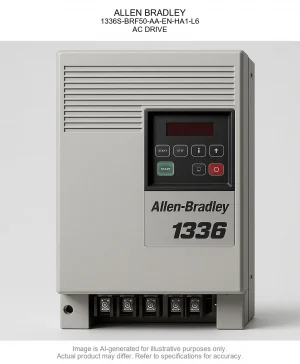 ALLEN BRADLEY; 1336S-BRF50-AA-EN-HA1-L6; AC DRIVE