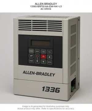 ALLEN BRADLEY; 1336S-BRF50-AA-EN4-HA1-L5; AC DRIVE