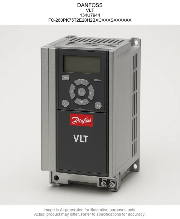 134U7944.webp DANFOSS; VLT; 134U7944; FC-280PK75T2E20H2BXCXXXSXXXXAX