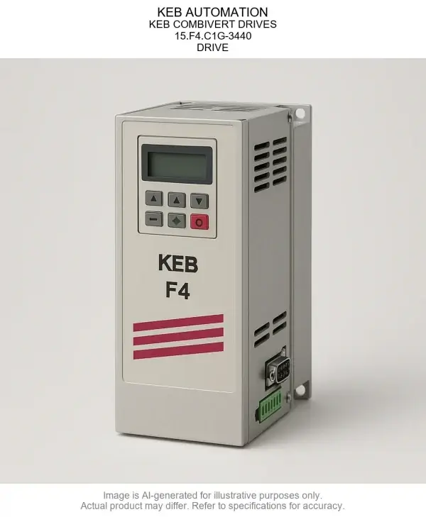 KEB AUTOMATION; KEB COMBIVERT DRIVES; 15.F4.C1G-3440; DRIVE