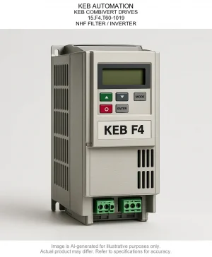 KEB AUTOMATION; KEB COMBIVERT DRIVES; 15.F4.T60-1019; NHF FILTER / INVERTER