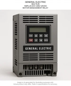 GENERAL ELECTRIC; MULTILIN; 169PLUS-D/O-120N-125VDC; MOTOR MANAGEMENT RELAY