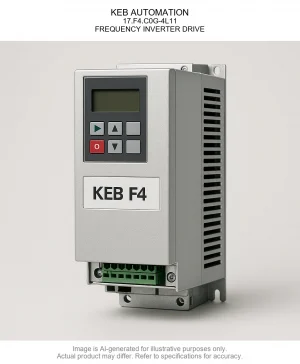 KEB AUTOMATION; 17.F4.C0G-4L11; FREQUENCY INVERTER DRIVE