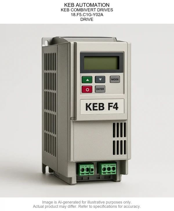 KEB AUTOMATION; KEB COMBIVERT DRIVES; 18.F5.C1G-Y02A; DRIVE