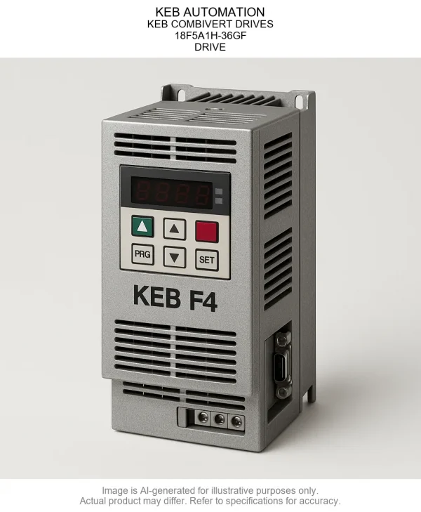 KEB AUTOMATION; KEB COMBIVERT DRIVES; 18F5A1H-36GF; DRIVE