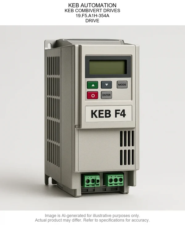 19.F5.A1H-354A.webp KEB AUTOMATION; KEB COMBIVERT DRIVES; 19.F5.A1H-354A; DRIVE