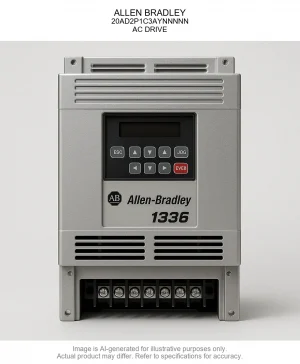 ALLEN BRADLEY; 20AD2P1C3AYNNNNN; AC DRIVE