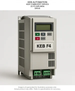 KEB AUTOMATION; KEB COMBIVERT DRIVES; 22.F5.G0R-960A; DRIVE