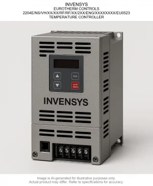 INVENSYS; EUROTHERM CONTROLS; 2204E/NS/VH/XX/XX/RF/RF/XX/2XX/ENG/XXXXXXXX/EU0523; TEMPERATURE CONTROLLER
