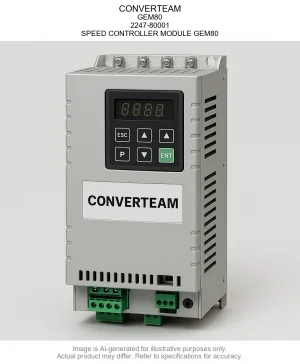 CONVERTEAM; GEM80; 2247-80001; SPEED CONTROLLER MODULE GEM80