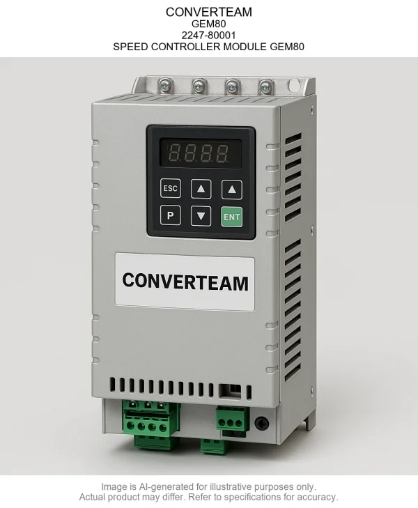 CONVERTEAM; GEM80; 2247-80001; SPEED CONTROLLER MODULE GEM80