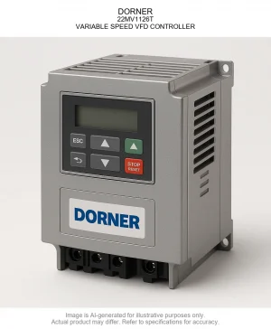 DORNER; 22MV1126T; VARIABLE SPEED Variable Frequency Drive CONTROLLER