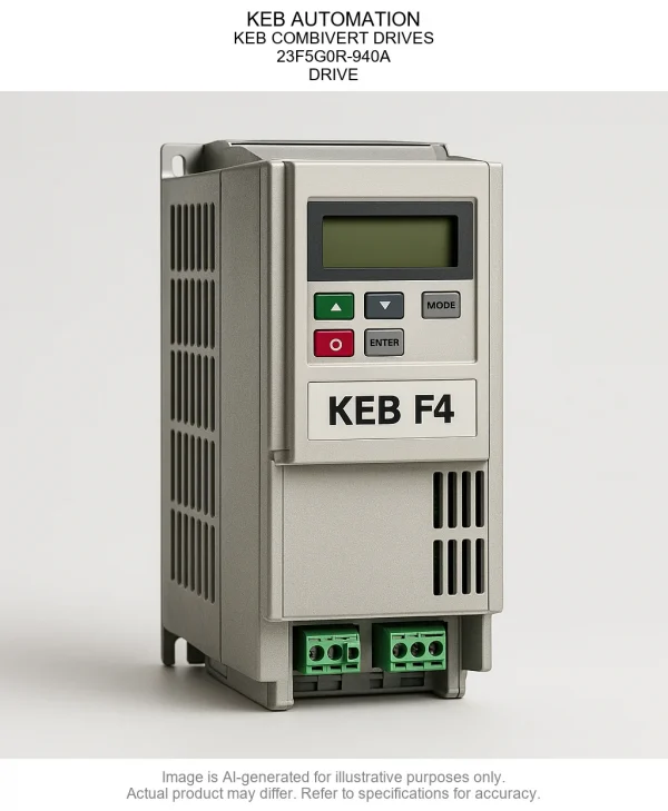 KEB AUTOMATION; KEB COMBIVERT DRIVES; 23F5G0R-940A; DRIVE