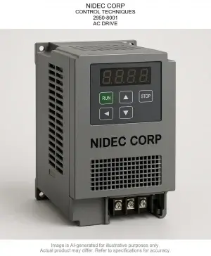 NIDEC CORP; CONTROL TECHNIQUES; 2950-8001; AC DRIVE
