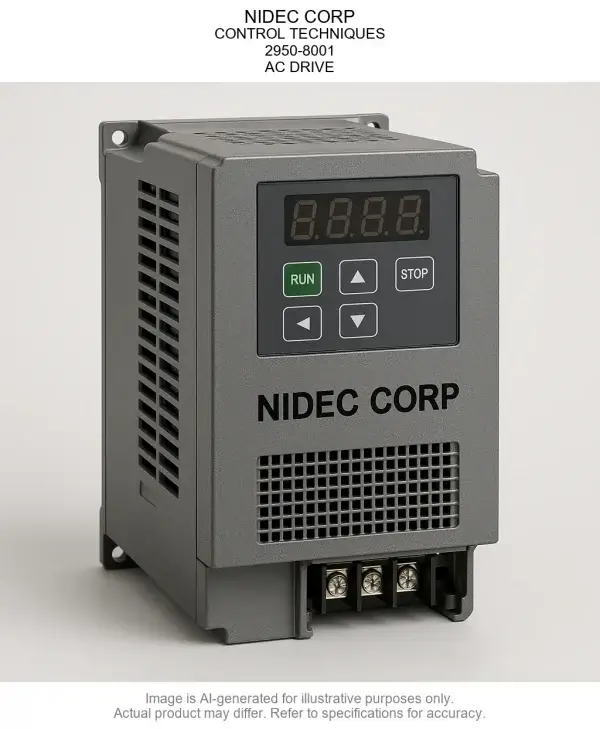 NIDEC CORP; CONTROL TECHNIQUES; 2950-8001; AC DRIVE