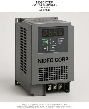 NIDEC CORP; CONTROL TECHNIQUES; 2950-8002; AC DRIVE