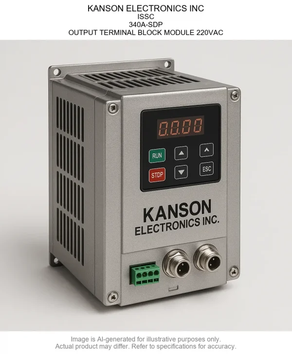 KANSON ELECTRONICS INC; ISSC; 340A-SDP; OUTPUT TERMINAL BLOCK MODULE 220VAC