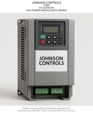 JOHNSON CONTROLS; YORK; 371-03708-001; Variable Speed Drive POWER MODULE/GATE DRIVER