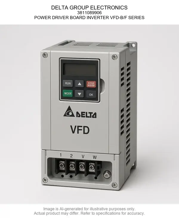 3811089906.webp DELTA GROUP ELECTRONICS; 3811089906; POWER DRIVER BOARD INVERTER Variable Frequency Drive-B/F SERIES