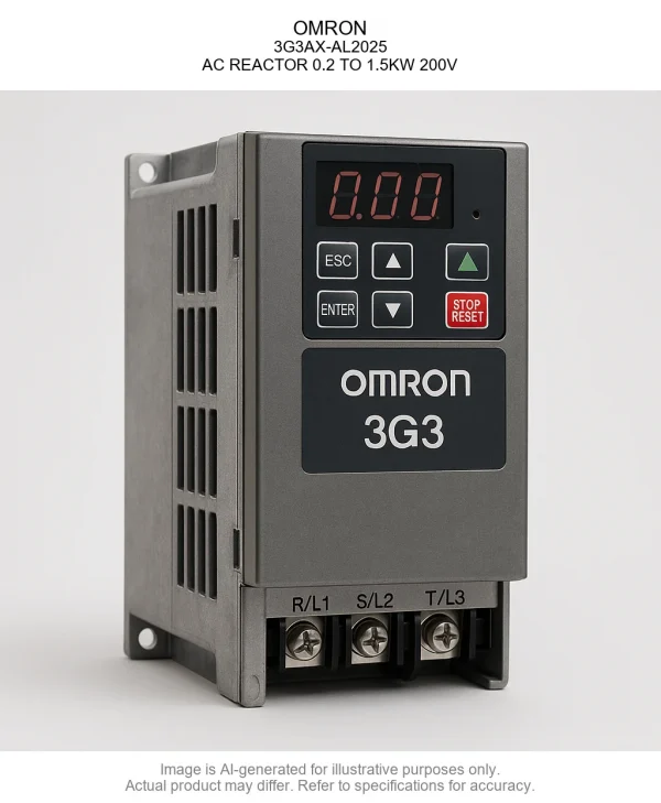 OMRON; 3G3AX-AL2025; AC REACTOR 0.2 TO 1.5KW 200V