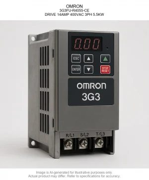 OMRON; 3G3FU-R4055-CE; DRIVE 14AMP 400VAC 3PH 5.5KW
