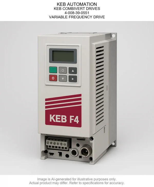 4-008-39-0551.webp KEB AUTOMATION; KEB COMBIVERT DRIVES; 4-008-39-0551; VARIABLE FREQUENCY DRIVE