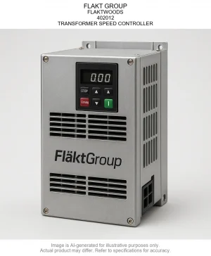 FLAKT GROUP; FLAKTWOODS; 402012; TRANSFORMER SPEED CONTROLLER