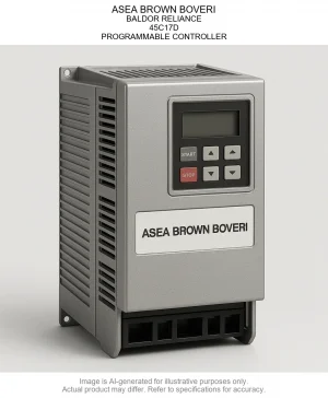 ASEA BROWN BOVERI; BALDOR RELIANCE; 45C17D; PROGRAMMABLE CONTROLLER