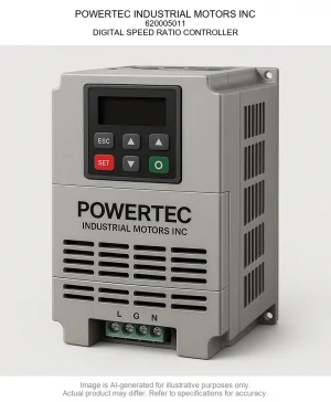 POWERTEC INDUSTRIAL MOTORS INC; 620005011; DIGITAL SPEED RATIO CONTROLLER