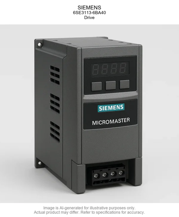 SIEMENS; 6SE3113-6BA40; Drive