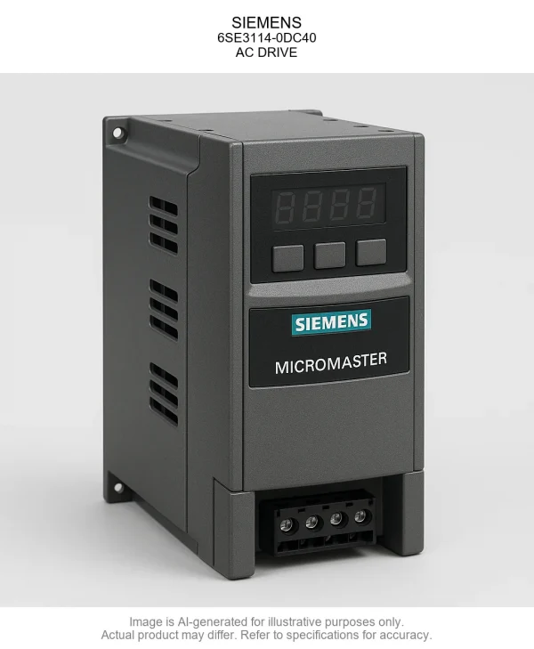 SIEMENS; 6SE3114-0DC40; AC DRIVE