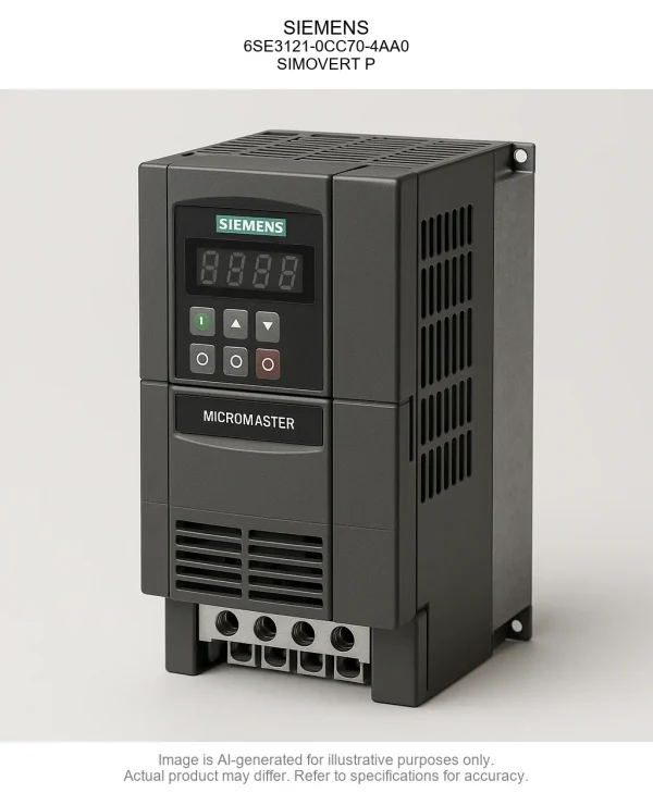 SIEMENS; 6SE3121-0CC70-4AA0; SIMOVERT P