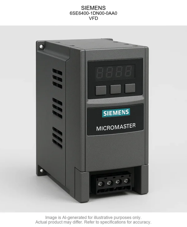 SIEMENS; 6SE6400-1DN00-0AA0; Variable Frequency Drive