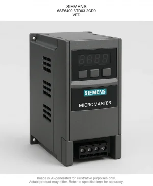 SIEMENS; 6SE6400-3TD03-2CD0; Variable Frequency Drive