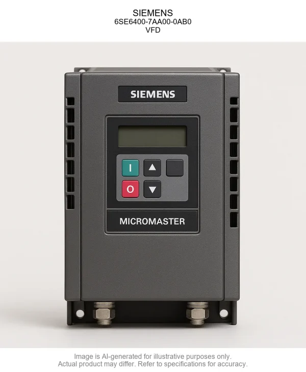 SIEMENS; 6SE6400-7AA00-0AB0; Variable Frequency Drive
