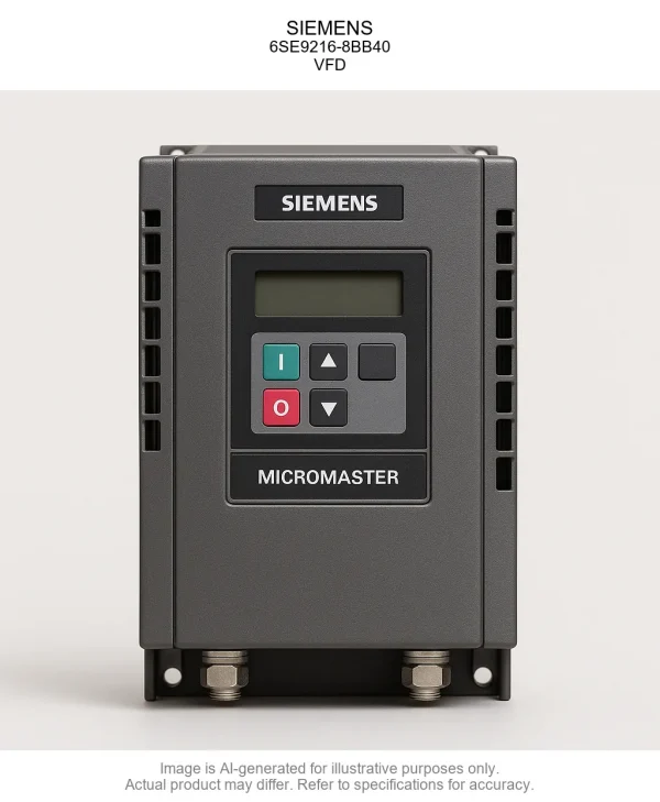 6SE9216-8BB40.webp SIEMENS; 6SE9216-8BB40; Variable Frequency Drive