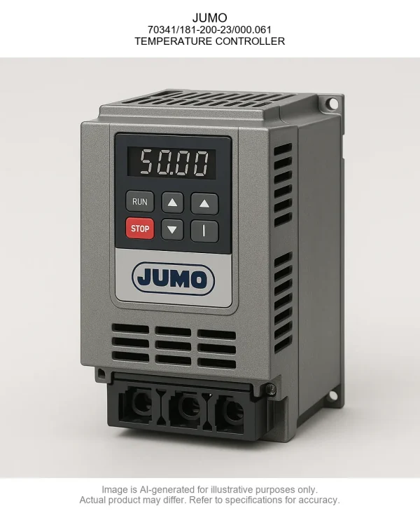 JUMO; 70341/181-200-23/000.061; TEMPERATURE CONTROLLER