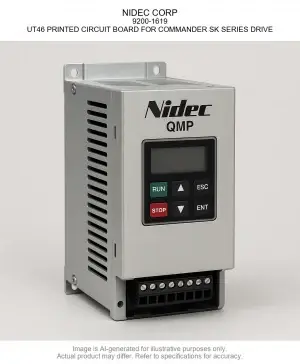 NIDEC CORP; 9200-1619; UT46 PRINTED CIRCUIT BOARD FOR COMMANDER SK SERIES DRIVE