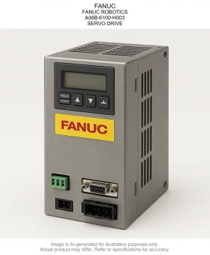 FANUC; FANUC ROBOTICS; A06B-6100-H003; SERVO DRIVE