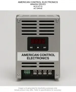 AMERICAN CONTROL ELECTRONICS; MINARIK DRIVES; AC214T15; AC DRIVE