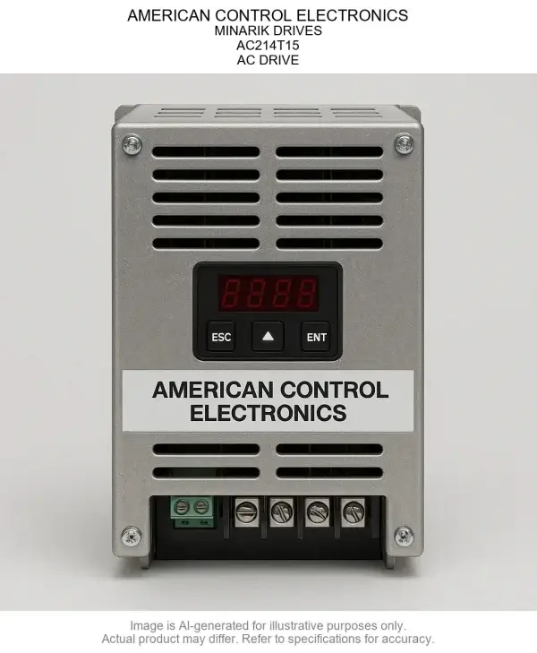 AMERICAN CONTROL ELECTRONICS; MINARIK DRIVES; AC214T15; AC DRIVE
