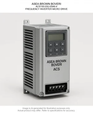 ASEA BROWN BOVERI; ACS150-03U-05A6-4; FREQUENCY INVERTER MICRO DRIVE