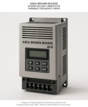 ASEA BROWN BOVERI; ACS250-03U-04A1+4B063+F278; VARIABLE FREQUENCY DRIVE