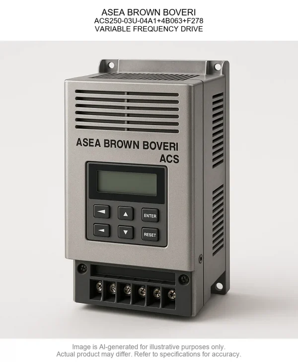 ASEA BROWN BOVERI; ACS250-03U-04A1+4B063+F278; VARIABLE FREQUENCY DRIVE