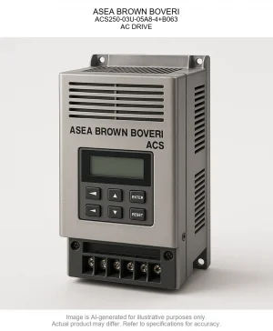 ASEA BROWN BOVERI; ACS250-03U-05A8-4+B063; AC DRIVE